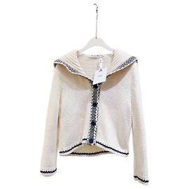Autre Marque Malha Dior de lã branca