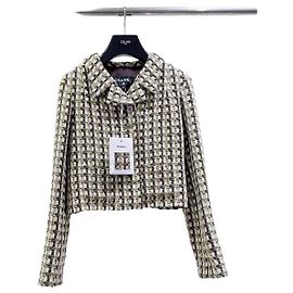 Chaqueta Chanel Multicolor en Tweed Colección 23A Dakar Talla 34