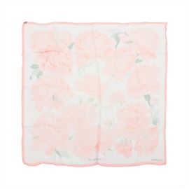 Hermès Carré 90 "Les Pivoines Koyaku" Silk handkerchief in Pink