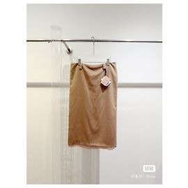 Falda Miu Miu de lana color camel talla 42