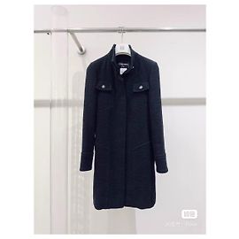 Abrigo Chanel Negro de Lana