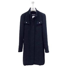 Casaco Chanel Preto de Lã
