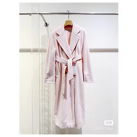 Casaco Max Mara de lã rosa