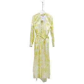 Autre Marque Vestido Dior de seda amarelo