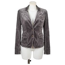 Giacca Pinko velluto grigio