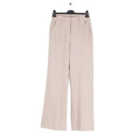 Elie Tahari Pantalones anchos, boyfriend & mom beige