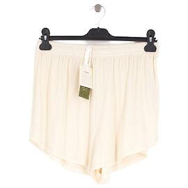 Autre Marque Pantaloncini dritti bianchi LILYSILK