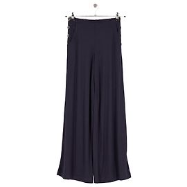 Autre Marque Weite Hose, Boyfriend & Mom Marineblau