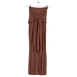 Autre Marque SEROYA Maxirock braun Viscose