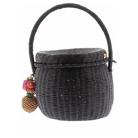 Autre Marque Bolso cesta negro MERCEDES SALAZAR
