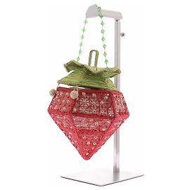 Autre Marque Panier en paille en forme de fraise