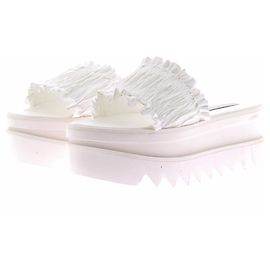 Stella Mc Cartney Sandali bianchi con plateau