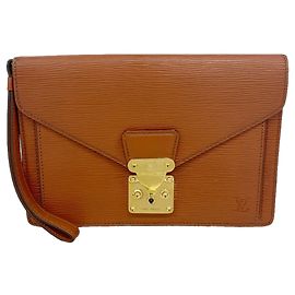 Louis Vuitton Epi Pochette Sellier Dragonne Clutch Bag