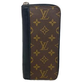 Portefeuille Zippy Louis Vuitton Monogram Macassar