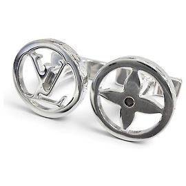 Boutons de manchette Louis Vuitton Silver