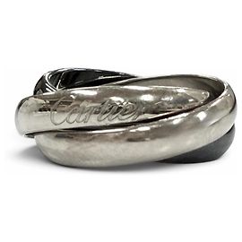 Anel Cartier 750 Trinity Triple Ceramic Band