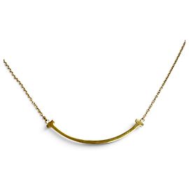 Autre Marque Colgante T Smile Small en oro amarillo de 18K de Tiffany & Co.