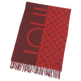 Écharpe Stole à Franges en Cachemire Louis Vuitton