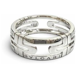 Bulgari Anel BVLGARI AU750 Parentesi Openwork