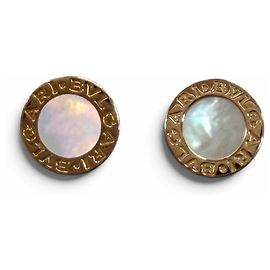 Bulgari Bvlgari Ohrstecker aus 18K Roségold mit Perlmutt