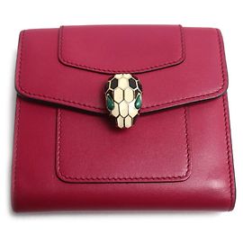 Bulgari Bvlgari Serpenti Forever Compact Tri-fold Wallet