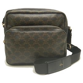 Céline Bolsa Messenger Celine Castanho Escuro