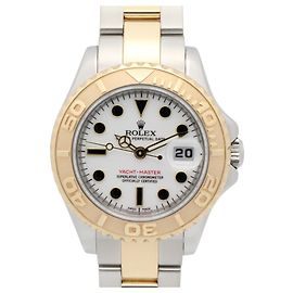 Relógio de Pulso Rolex Yachtmaster 29 Mostrador Branco