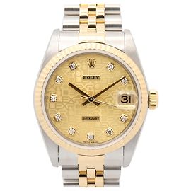 Relógio infantil Rolex Datejust 10P Diamond Y-Serial