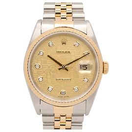Relógio de pulso Rolex Datejust 10P Diamond W-serial