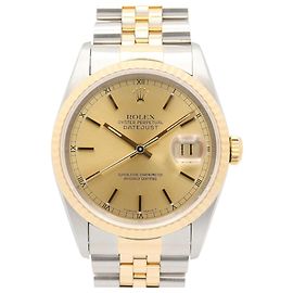 Relógio Rolex Datejust Champagne Bar