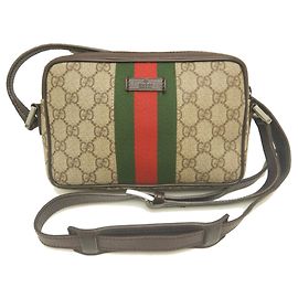 Borsa a tracolla Gucci in tela GG Supreme e pelle