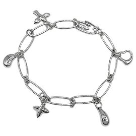 Autre Marque Bracciale a catena Tiffany & Co. Elsa Peretti con 5 ciondoli