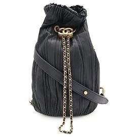 Bolso de hombro Chanel Coco Pleats Mark Chain