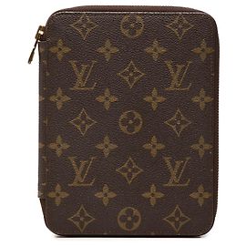 Capa de Agenda Zippy Monogram Marrom Louis Vuitton