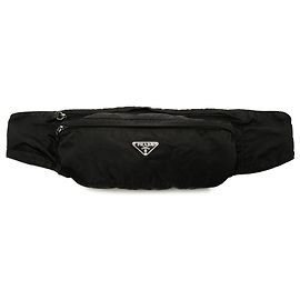 Prada Gürteltasche aus schwarzem Tessuto