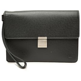 Louis Vuitton Black Taiga Selenga