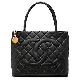 Bolso Tote Chanel Black Caviar Medallion