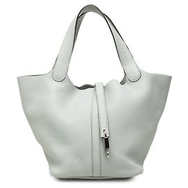 Hermès Gray Clemence Picotin Lock 18