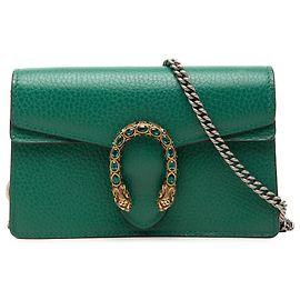 Gucci Green Mini Calfskin Dionysus Crossbody