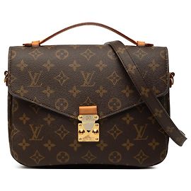 Louis Vuitton Brown Monogram Pochette Metis