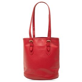 Louis Vuitton Red Epi Petit Bucket