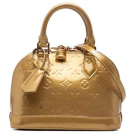 Louis Vuitton Gold Monogram Vernis Alma BB
