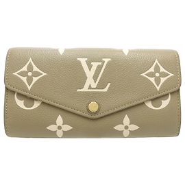 Portafoglio Louis Vuitton Sarah Bicolor Monogram Empreinte Brown