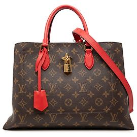 Sac Tote Louis Vuitton Brown Monogram Flower