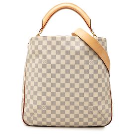 Louis Vuitton White Damier Azur Soffi