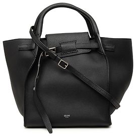 Céline Celine Black Small Supple Grained Calfskin Big Bag