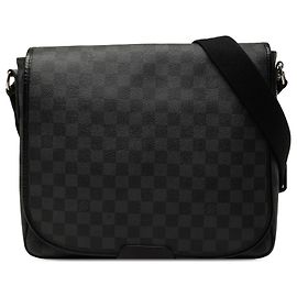 Louis Vuitton Black Damier Graphite Daniel MM