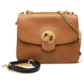 mala Satchel Mily Chloé em couro castanho tamanho Medium