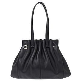 Borsa in pelle nera Salvatore Ferragamo