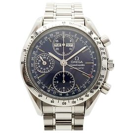 Orologio da uomo Omega Speedmaster Day-Date 3521.80 Quadrante Blu